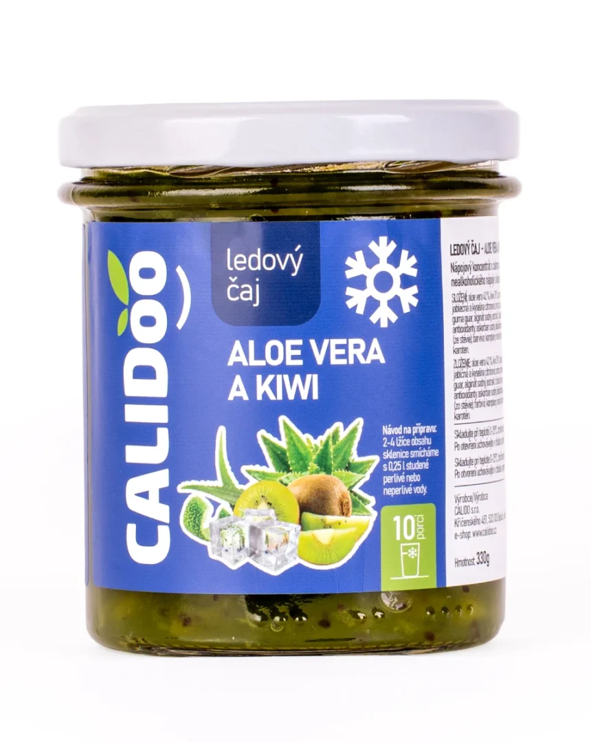 CALIDOO - Aloe vera a kiwi – ledový ovocný čaj